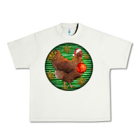 Pistachio new hampshire red chicken christmas Urban Heavy Tee - LillyAllenDesigns