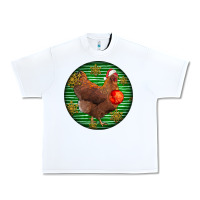 White new hampshire red chicken christmas Urban Heavy Tee - LillyAllenDesigns