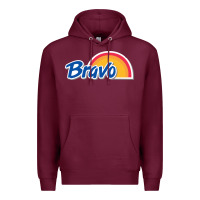 Burgundy Bravo Supermarket Premium Hoodie - linhVisuals