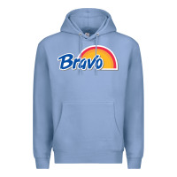 Colony Blue Bravo Supermarket Premium Hoodie - linhVisuals