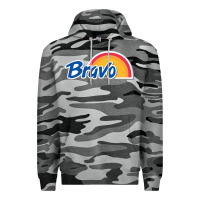 Slate Camo Bravo Supermarket Premium Hoodie - linhVisuals