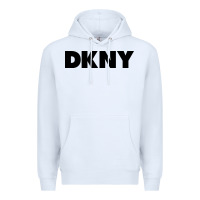 White DKNY Premium Hoodie - linhVisuals