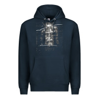 Navy the shroud of turin holy face of jesus t shirt Premium Hoodie - linhVisuals