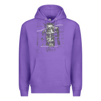 Purple the shroud of turin holy face of jesus t shirt Premium Hoodie - linhVisuals