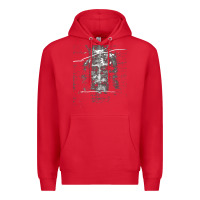 Red the shroud of turin holy face of jesus t shirt Premium Hoodie - linhVisuals