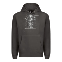 Smoke the shroud of turin holy face of jesus t shirt Premium Hoodie - linhVisuals