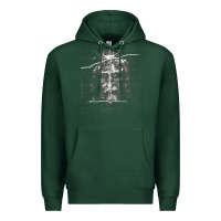 Sports Green the shroud of turin holy face of jesus t shirt Premium Hoodie - linhVisuals