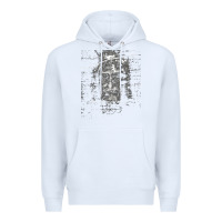 White the shroud of turin holy face of jesus t shirt Premium Hoodie - linhVisuals