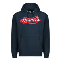 Navy Hardee's Premium Hoodie - linhVisuals