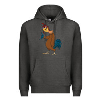 Charcoal Heather Chicken Joe is a Vibe Premium Hoodie - linhVisuals