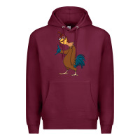 Burgundy Chicken Joe is a Vibe Premium Hoodie - linhVisuals