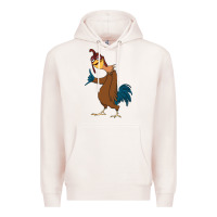 Pale Pink Chicken Joe is a Vibe Premium Hoodie - linhVisuals