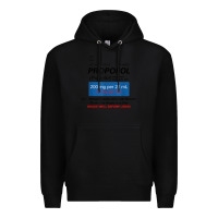 Black funny anesthesia anesthesiologist crna nurse t shirt Premium Hoodie - linhVisuals