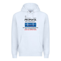White funny anesthesia anesthesiologist crna nurse t shirt Premium Hoodie - linhVisuals