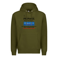 Army Green funny anesthesia anesthesiologist crna nurse t shirt Premium Hoodie - linhVisuals