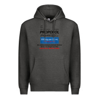 Charcoal Heather funny anesthesia anesthesiologist crna nurse t shirt Premium Hoodie - linhVisuals