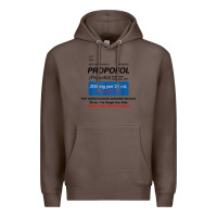 Coffee funny anesthesia anesthesiologist crna nurse t shirt Premium Hoodie - linhVisuals
