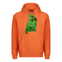 Funny Cannabis & Cat Lover Marijuana Weed Smoker Art T Shirt Premium Hoodie | Teevron