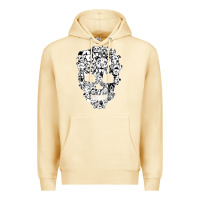 Pina Colada funny pitbull skull dog skeleton halloween t shirt Premium Hoodie - linhVisuals