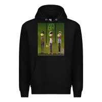 Black ajr green Premium Hoodie - linhVisuals