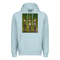 Blue Mist ajr green Premium Hoodie - linhVisuals