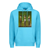 Ocean Blue ajr green Premium Hoodie - linhVisuals