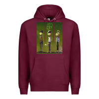 Burgundy ajr green Premium Hoodie - linhVisuals