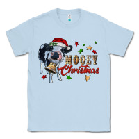 Dusty Blue mooey christmas Classic Tee - RanaPortraitStore