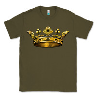 Army Green crown Classic Tee - BarkalooDesign
