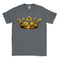 Charcoal Heather crown Classic Tee - BarkalooDesign