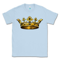 Dusty Blue crown Classic Tee - BarkalooDesign