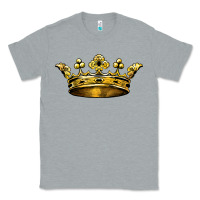 Heather Grey crown Classic Tee - BarkalooDesign