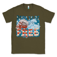 Army Green Born to be free Classic Tee - FaDigitalArtStudio