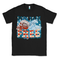 Black Born to be free Classic Tee - FaDigitalArtStudio