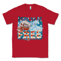 Red Born to be free Classic Tee - FaDigitalArtStudio