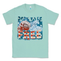 Seafoam Born to be free Classic Tee - FaDigitalArtStudio