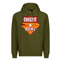 Army Green cheez it, game Premium Hoodie - linhVisuals