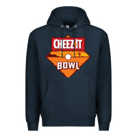 Navy cheez it, game Premium Hoodie - linhVisuals