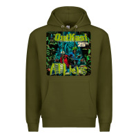 Army Green outkast 25th Premium Hoodie - linhVisuals