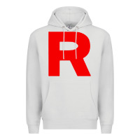 Dove Grey team rocket Premium Hoodie - linhVisuals