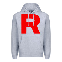 Heather Grey team rocket Premium Hoodie - linhVisuals