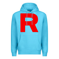 Ocean Blue team rocket Premium Hoodie - linhVisuals