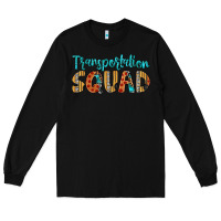 Black transportation squad Long Sleeve Tee - Artiststas