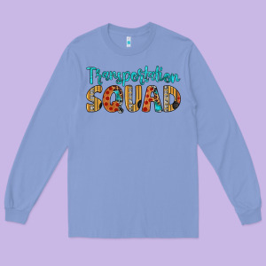 Transportation Squad Long Sleeve Tee Designed By Artiststas