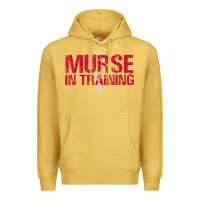 Antique Gold funny male nurse murse in training t shirt Premium Hoodie - linhVisuals
