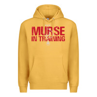 Mustard funny male nurse murse in training t shirt Premium Hoodie - linhVisuals
