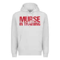 Dove Grey funny male nurse murse in training t shirt Premium Hoodie - linhVisuals