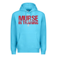 Ocean Blue funny male nurse murse in training t shirt Premium Hoodie - linhVisuals