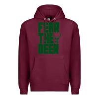 Burgundy bucks basket ball Premium Hoodie - linhVisuals