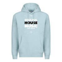 Blue Mist soulful house music deep house edm premium t shirt Premium Hoodie - linhVisuals